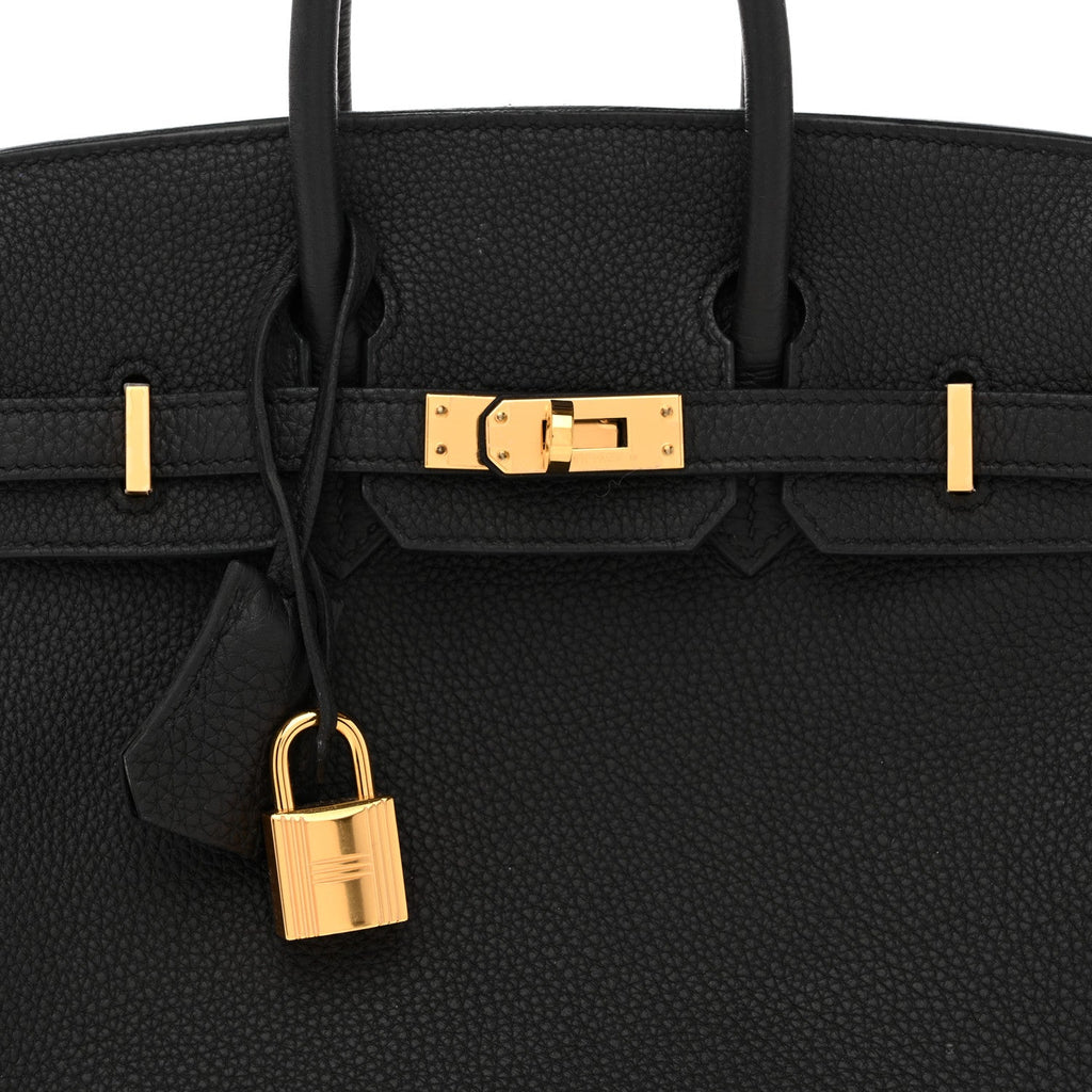 Togo Birkin 25 Black product image 8, provided for visual reference and product detail review