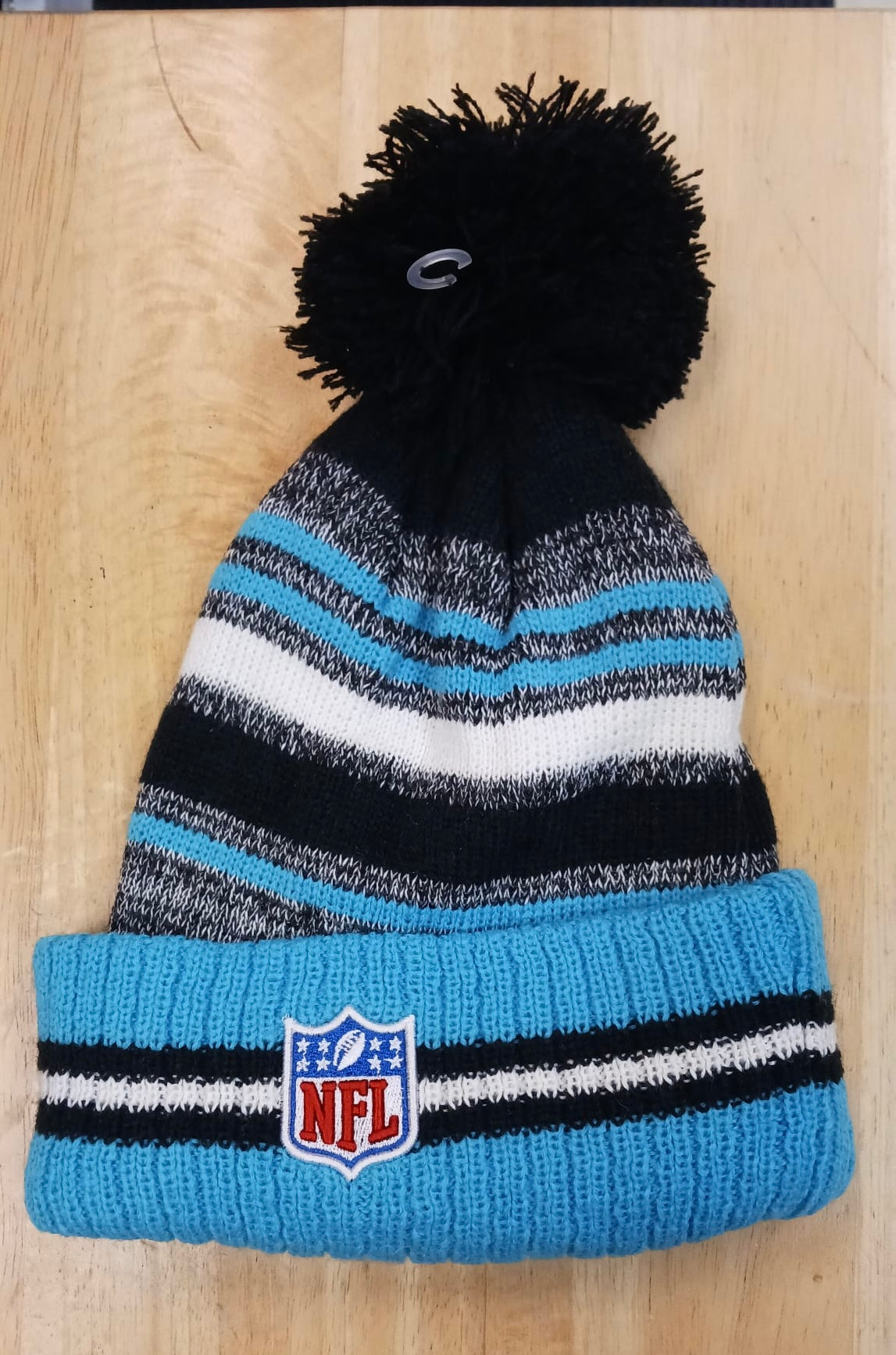 Carolina Panthers NFL New Era winter knit Hat with Pom product image 2