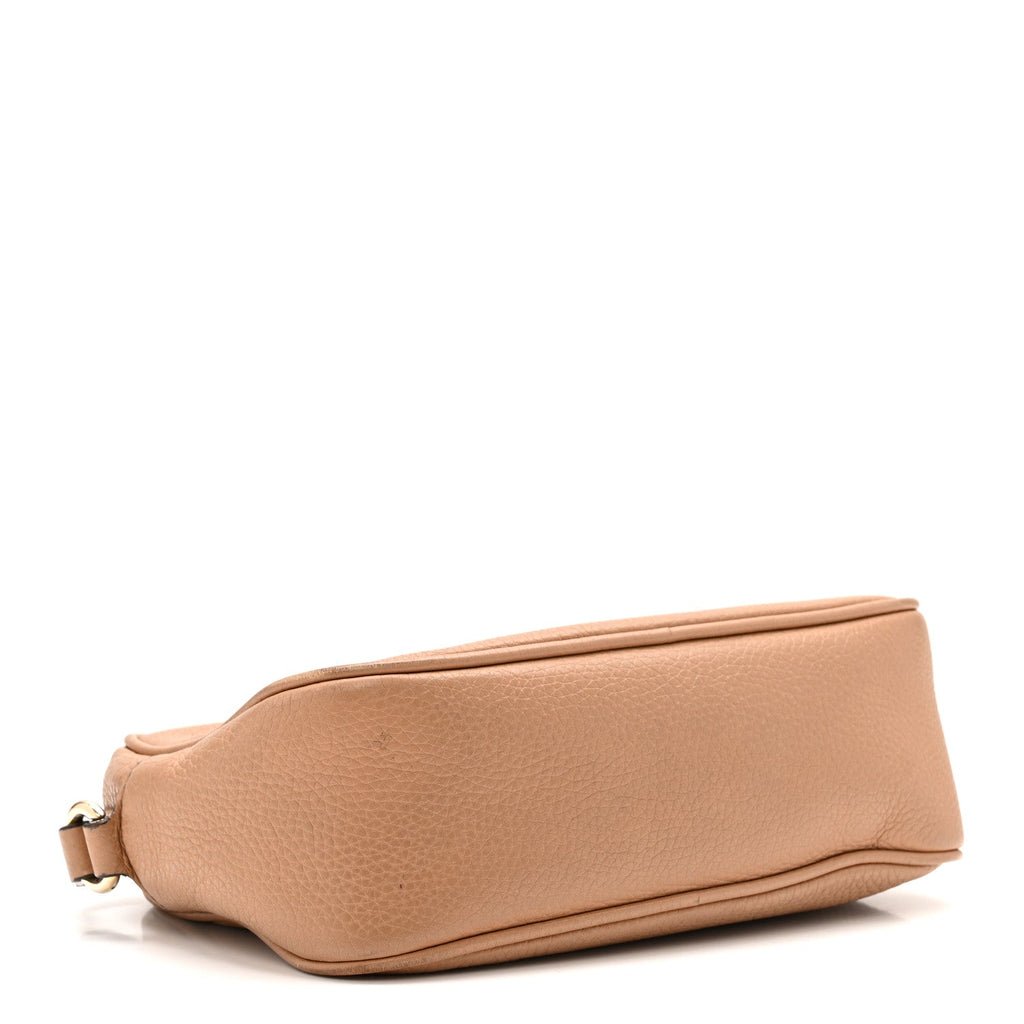 Pebbled Calfskin Small Soho Disco Bag Camelia product image 4, provided for visual reference and product detail review