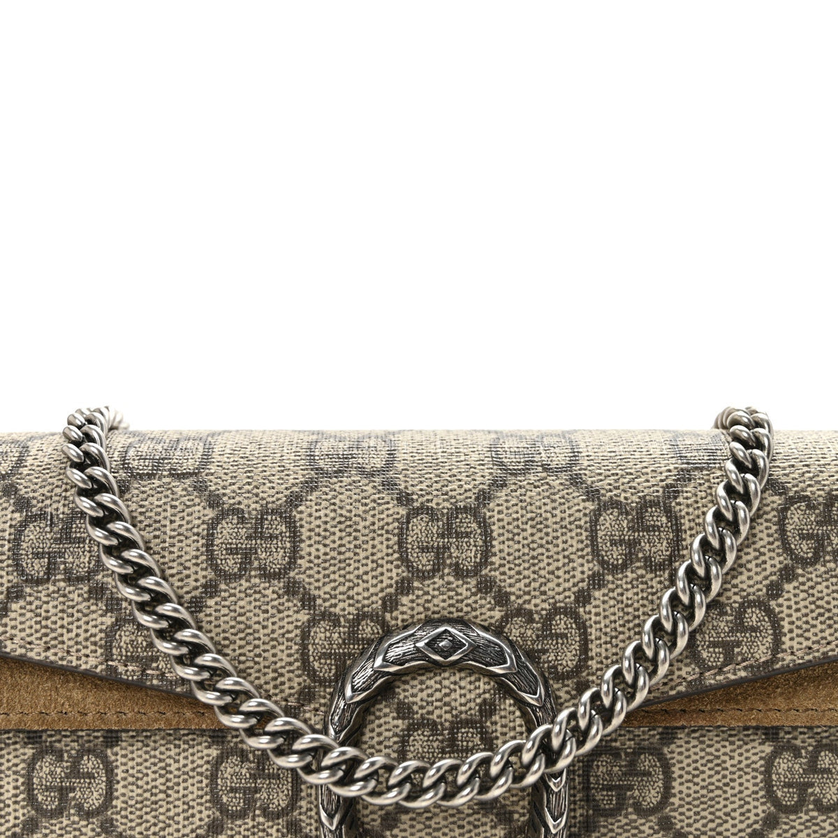 GG Supreme Monogram Super Mini Dionysus Shoulder Bag Taupe product image 7, provided for visual reference and product detail