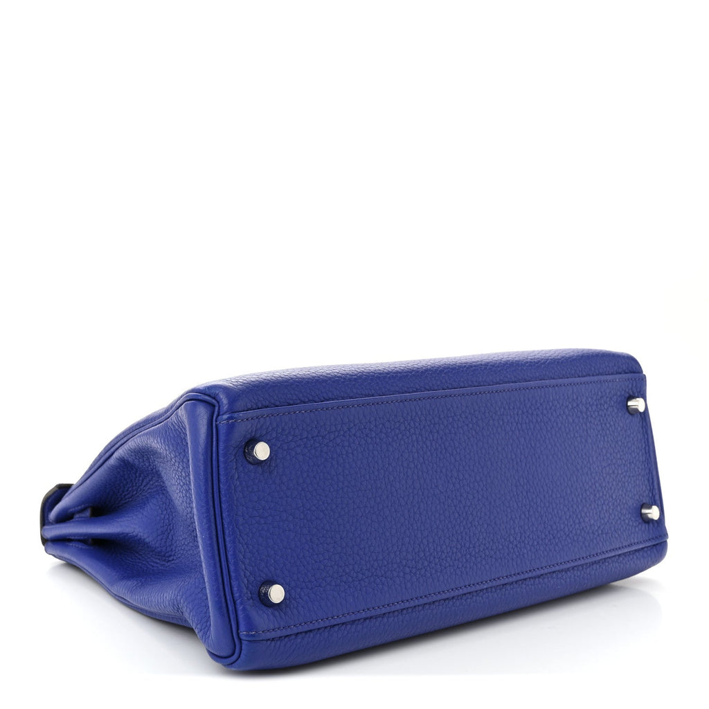 Taurillon Clemence Kelly Retourne 32 Bleu Electrique product image 4, provided for visual reference and product detail review