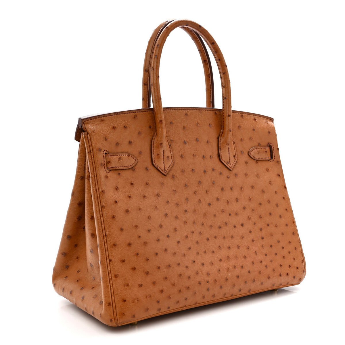 Ostrich Birkin 30 Cognac product image 3, provided for visual reference and product detail review