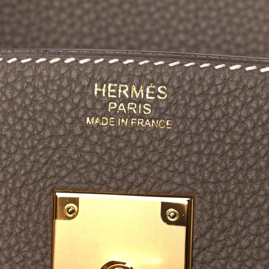 Togo Birkin 30 Etoupe product image 6, provided for visual reference and product detail review