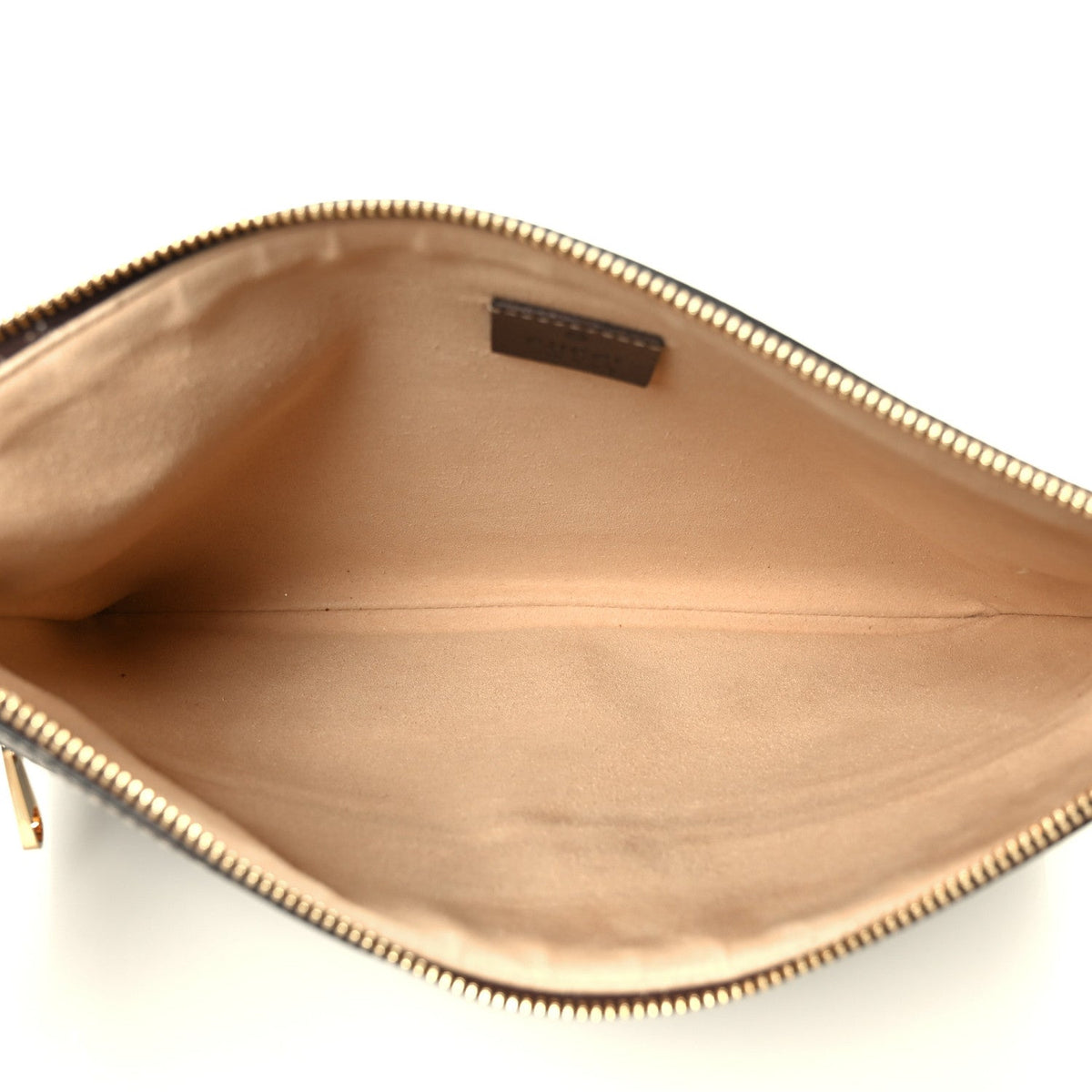 GG Supreme Monogram Large Ophidia Pouch Clutch Brown product image 5, provided for visual reference and product detail review