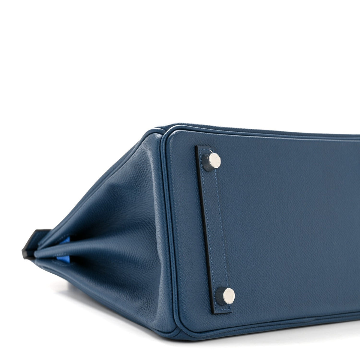 Epsom Tri-Color Birkin 25 Deep Bleu Bleu Hydra Black product image 9, provided for visual reference and product detail review