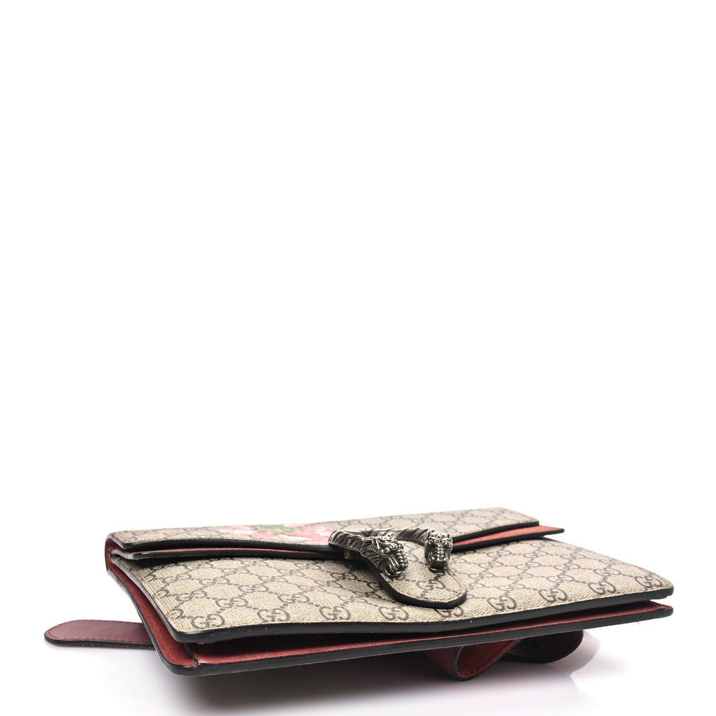 GG Supreme Monogram Blooms Dionysus Belt Bag Beige Multicolor Dry Rose product image 4, provided for visual reference and