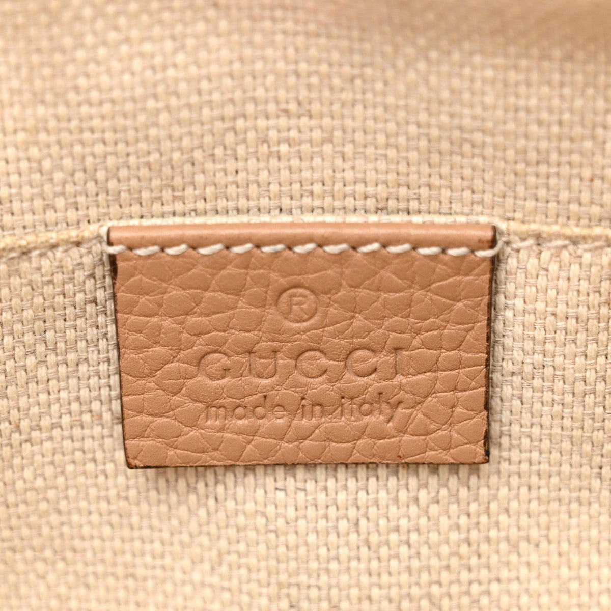 Pebbled Calfskin Small Soho Disco Bag Camelia product image 6, provided for visual reference and product detail review