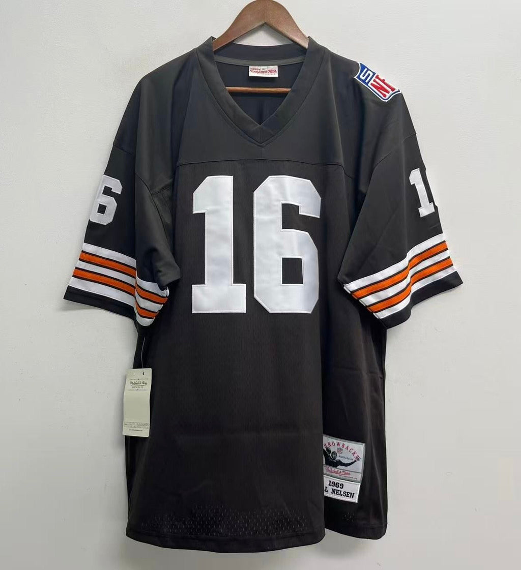 Bill Nelsen 1969 Cleveland Browns Official NFL Mitchell & product image 2