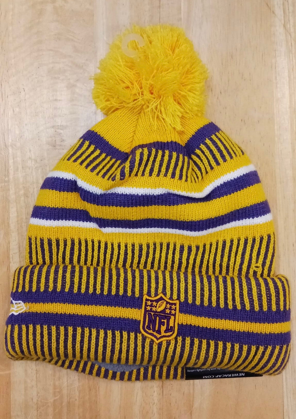 Minnesota Vikings Official NFL New Era winter Knit Hat with product image 2