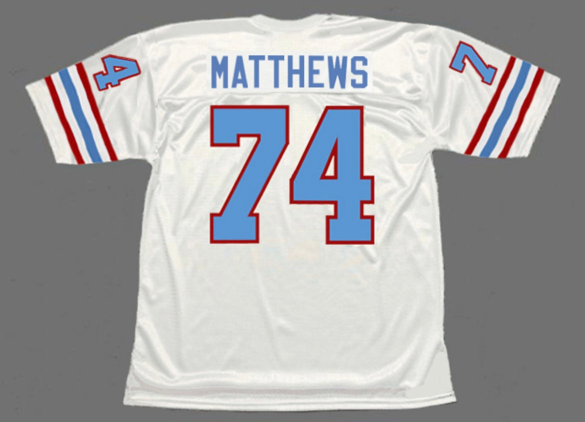 Bruce Matthews Houston Oilers Mitchell & Ness Jersey product image 1