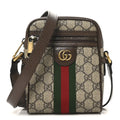 GG Supreme Monogram Web Mini Ophidia Messenger Brown product image 1, provided for visual reference and product detail review