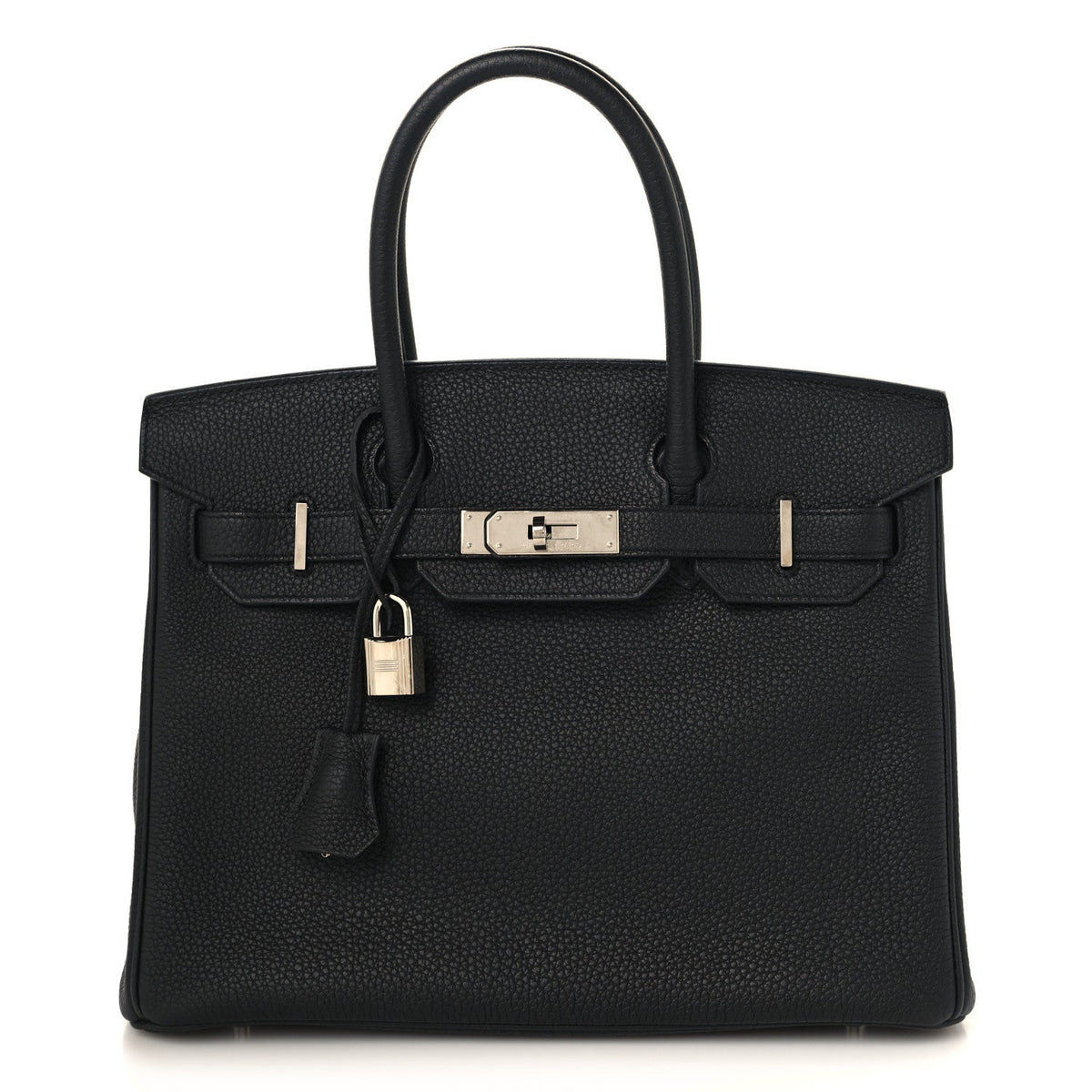 Togo Birkin 30 Black product image 1, provided for visual reference and product detail review