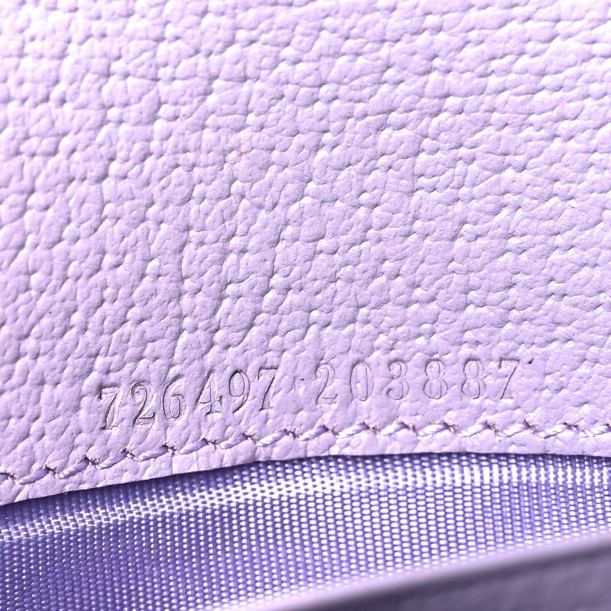 Monogram Jumbo GG Textured Dollar Calfskin Ophidia Continental Wallet On Chain Beige Lapis product image 7, provided for