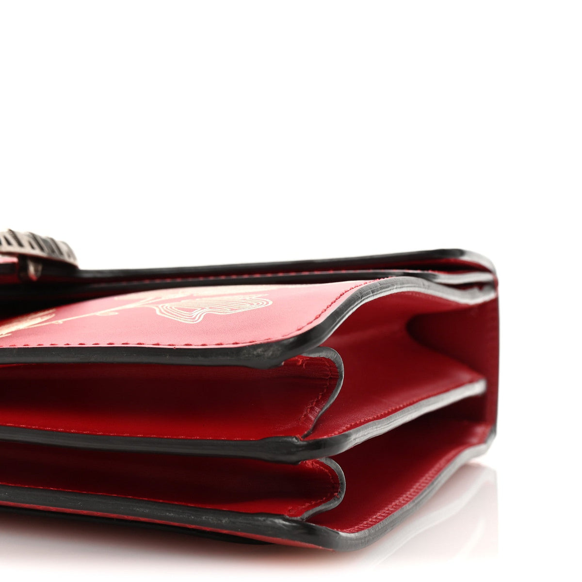 Calfskin Chinese New Year Medium Dionysus Shoulder Bag Hibiscus Red product image 10, provided for visual reference and