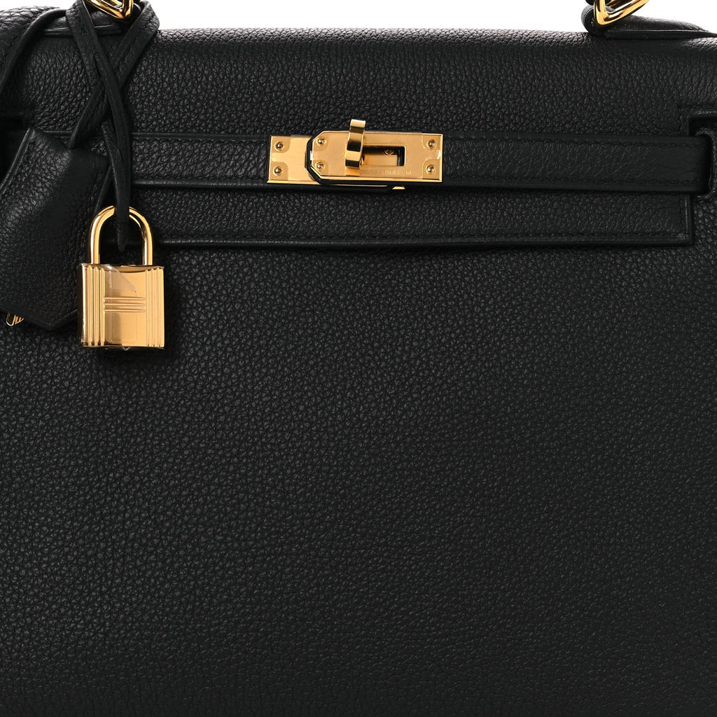 Togo Kelly Retourne 25 Black product image 7, provided for visual reference and product detail review