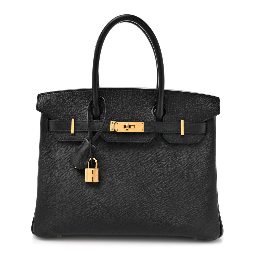 Epsom Birkin 30 Black product image 1, provided for visual reference and product detail review
