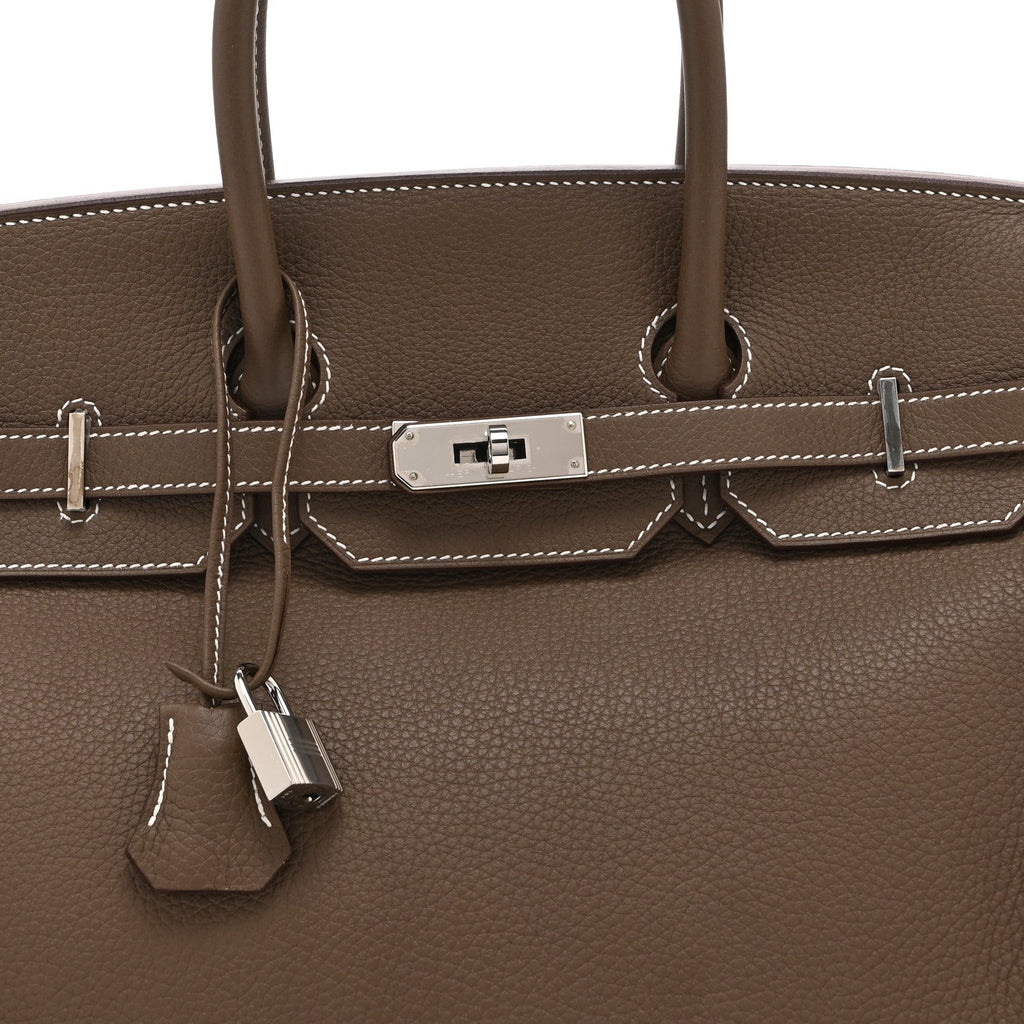 Togo Birkin 35 Etoupe product image 8, provided for visual reference and product detail review