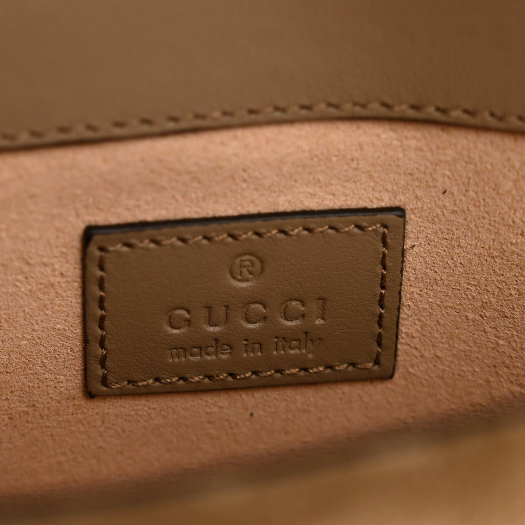 GG Supreme Monogram Super Mini Dionysus Shoulder Bag Taupe product image 6, provided for visual reference and product detail