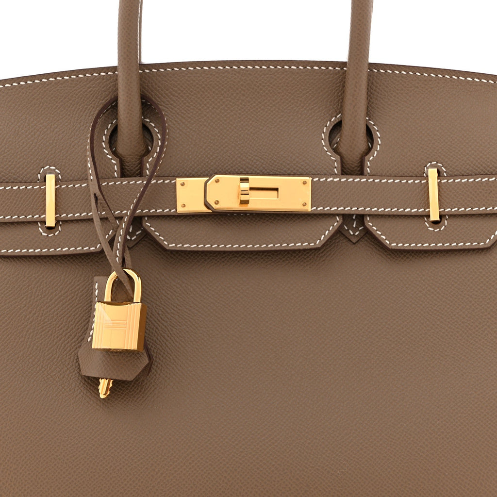 Epsom Birkin Sellier 30 Etoupe product image 8, provided for visual reference and product detail review