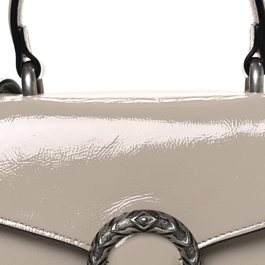 Crinkled Patent Small Dionysus Top Handle Bag Sphinx product image 8, provided for visual reference and product detail review