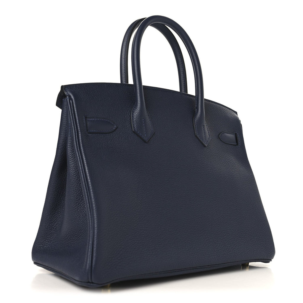 Togo Birkin 30 Bleu Nuit product image 3, provided for visual reference and product detail review
