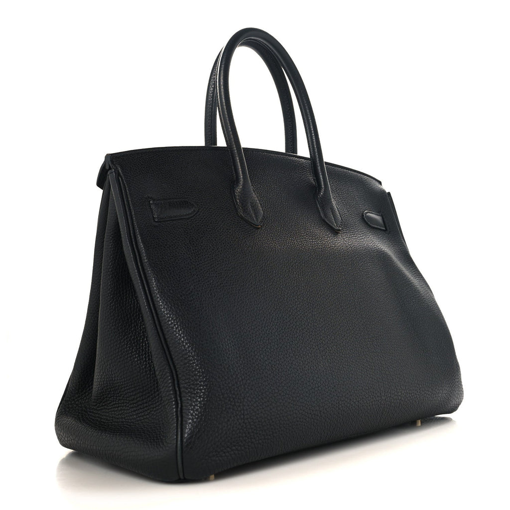 Togo Birkin 35 Black product image 2, provided for visual reference and product detail review