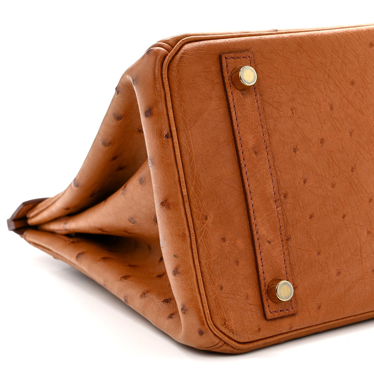 Ostrich Birkin 30 Cognac product image 9, provided for visual reference and product detail review
