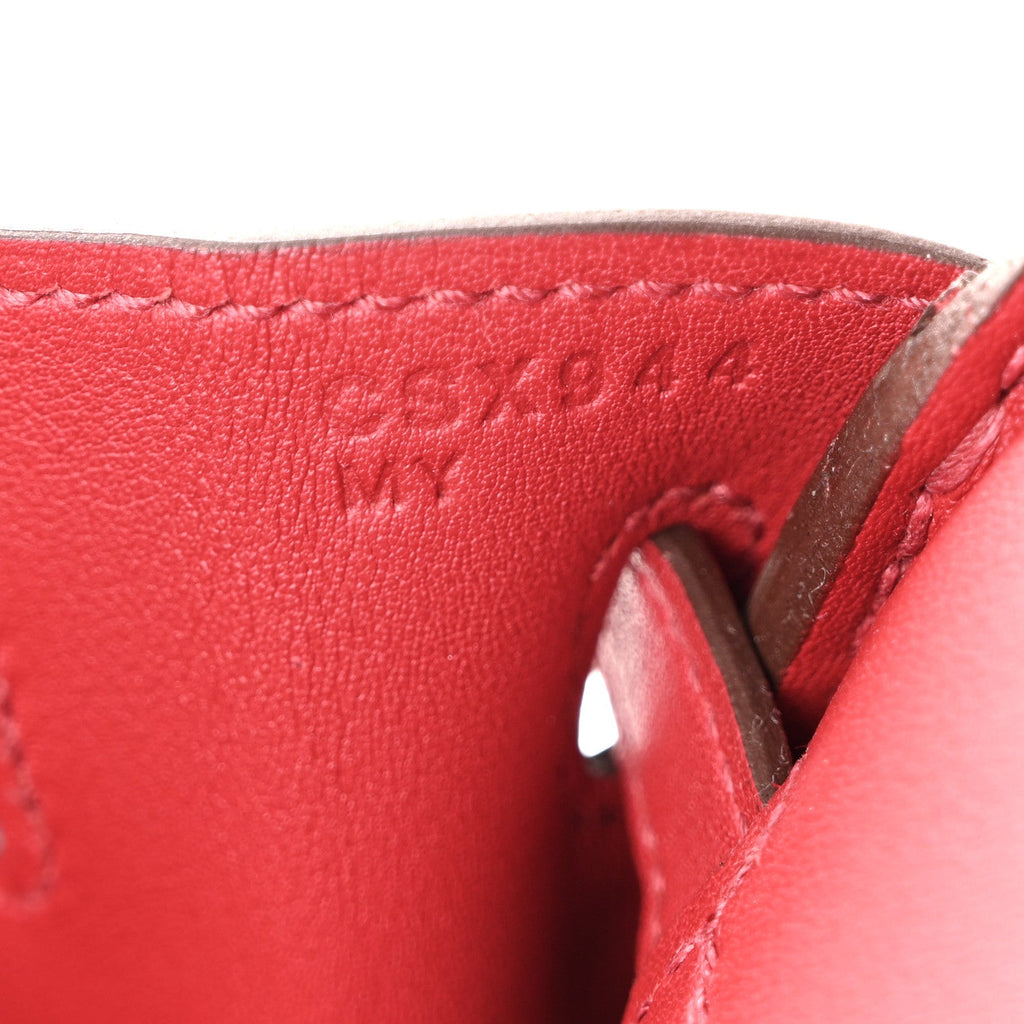 Swift Birkin 25 Rouge Casaque product image 7, provided for visual reference and product detail review