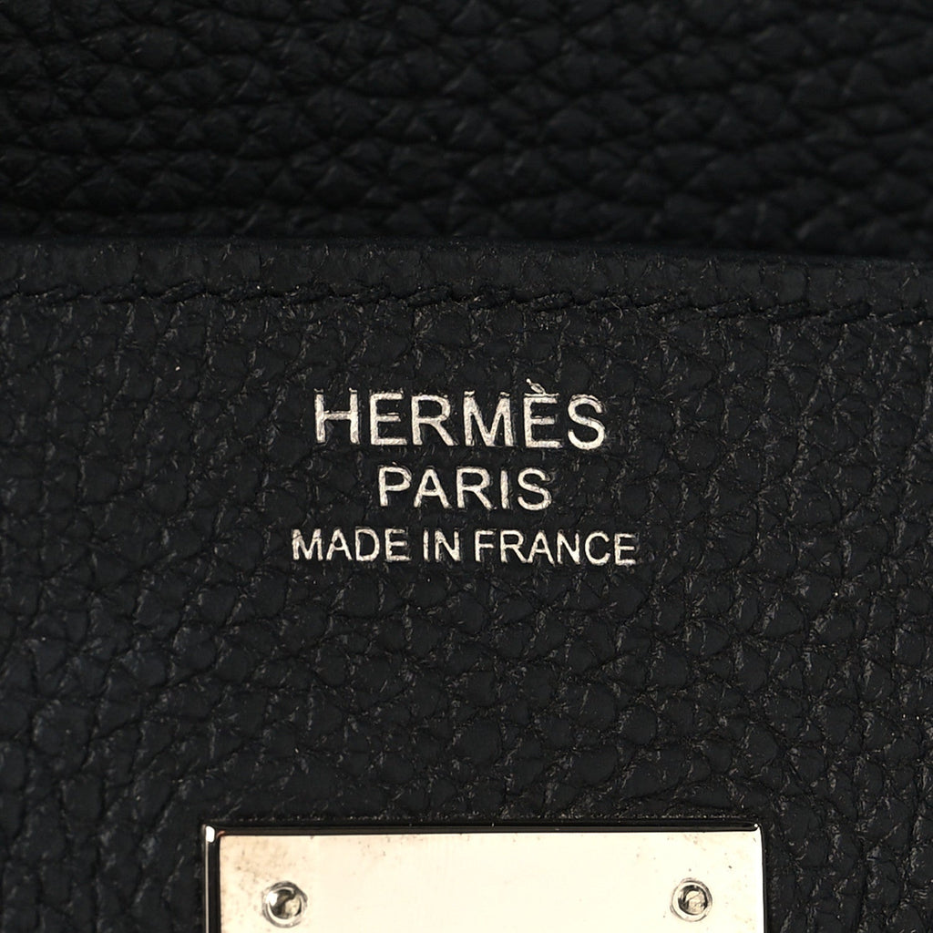 Togo Birkin 30 Black product image 5, provided for visual reference and product detail review