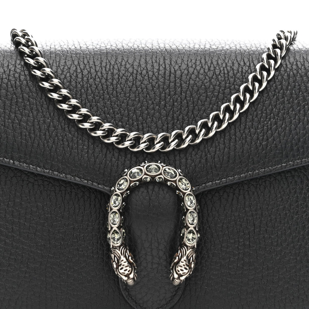 Calfskin Mini Dionysus Chain Wallet Black product image 8, provided for visual reference and product detail review
