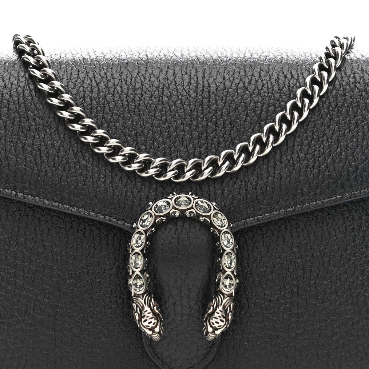 Calfskin Mini Dionysus Chain Wallet Black product image 8, provided for visual reference and product detail review