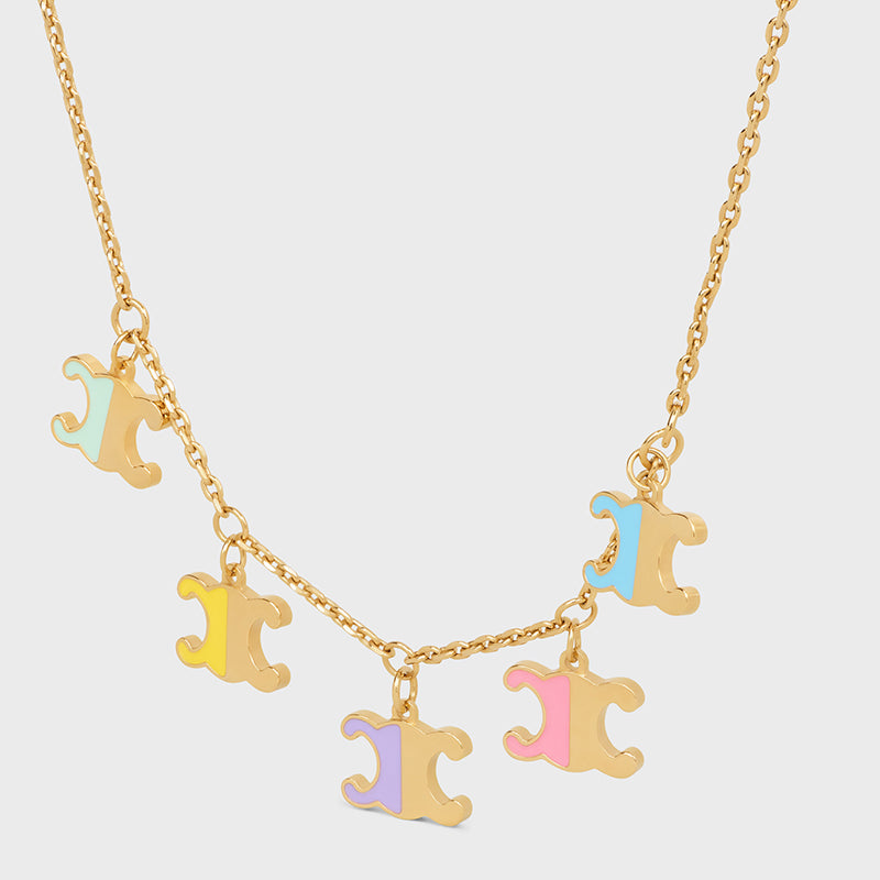 Celine Teen Charms 18K Gold Necklace product image 1, provided for visual reference and product detail review