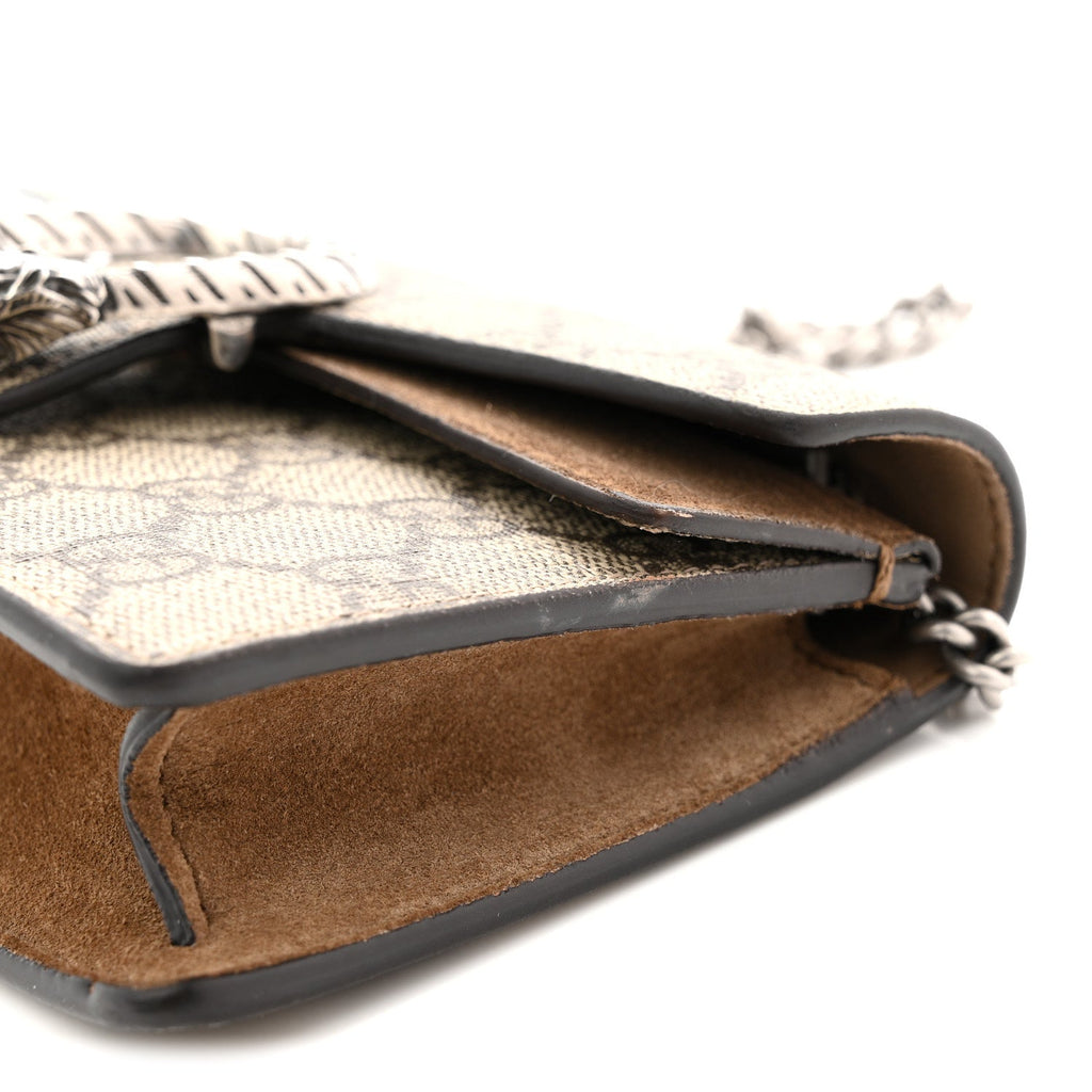 GG Supreme Monogram Super Mini Dionysus Shoulder Bag Taupe product image 10, provided for visual reference and product