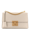 Guccissima Medium Padlock Shoulder Bag Mystic White product image 1, provided for visual reference and product detail review