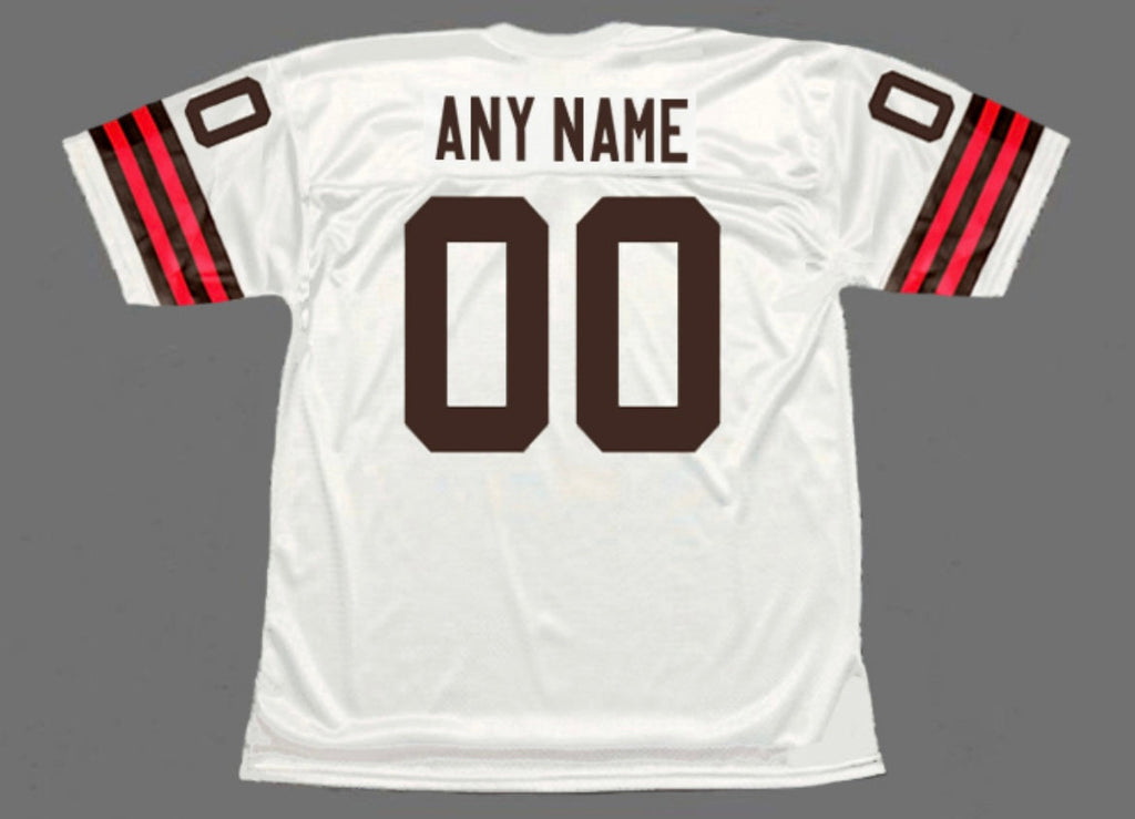 Any name & Number Classic Cleveland Browns white NFL product image 1