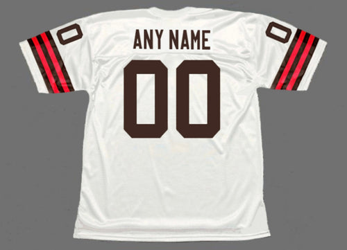 Any name & Number Classic Cleveland Browns white NFL product image 1