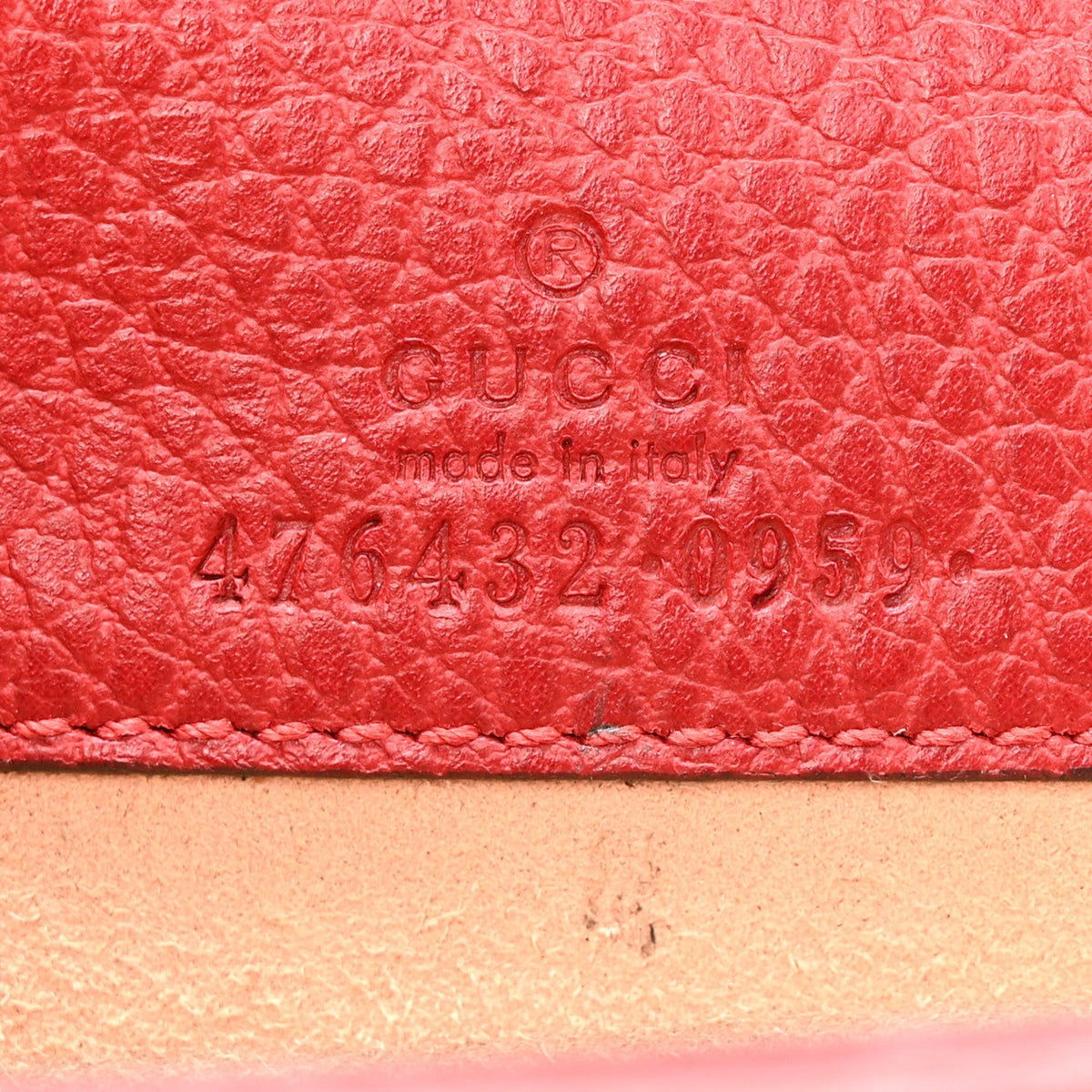 Calfskin Super Mini Dionysus Shoulder Bag Hibiscus Red product image 6, provided for visual reference and product detail