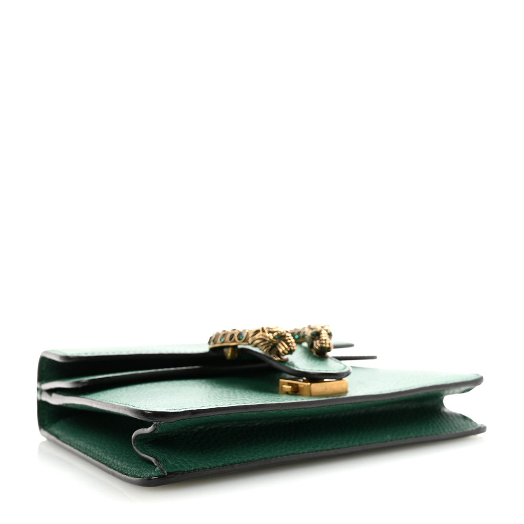 Calfskin Mini Dionysus Shoulder Bag Emerald product image 4, provided for visual reference and product detail review