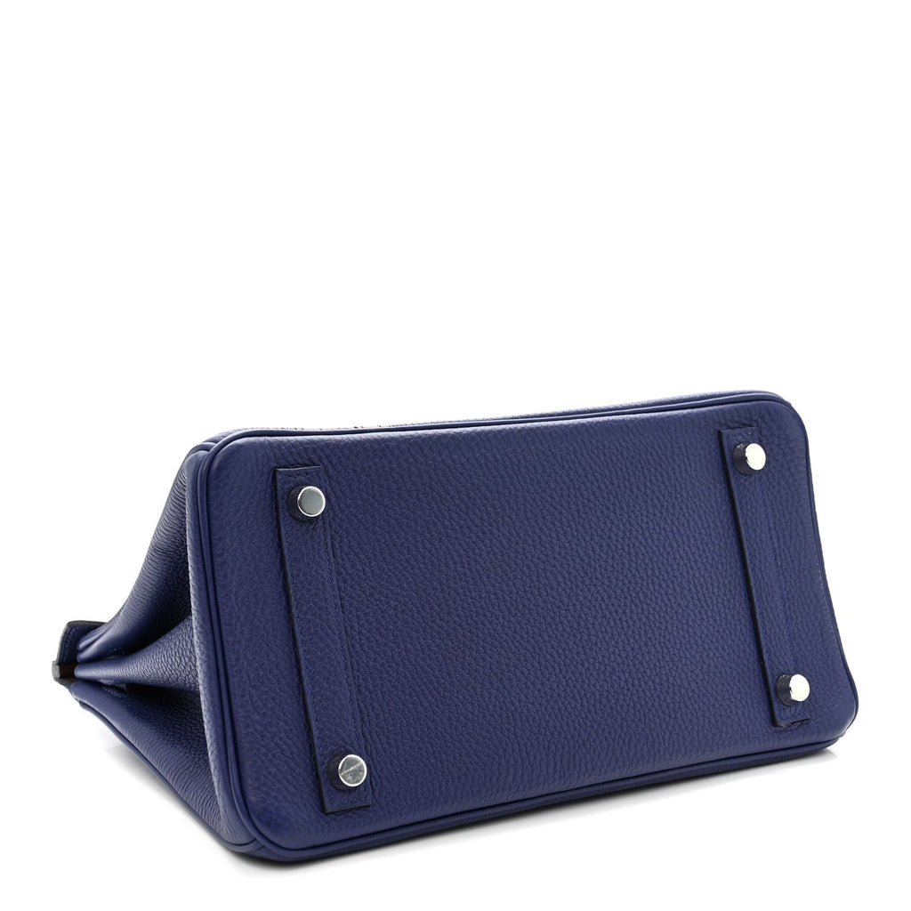 Togo Swift Officier Birkin 25 Bleu Encre Bordeaux product image 4, provided for visual reference and product detail review