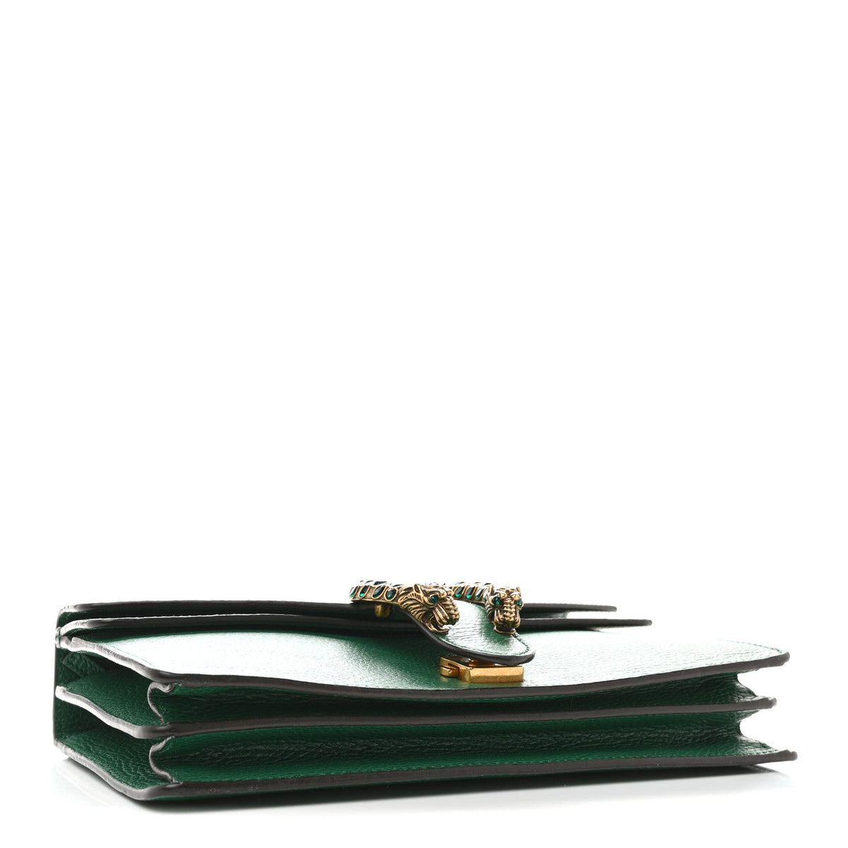 Dollar Calfskin Crystal Small Dionysus Shoulder Bag Emerald product image 4, provided for visual reference and product