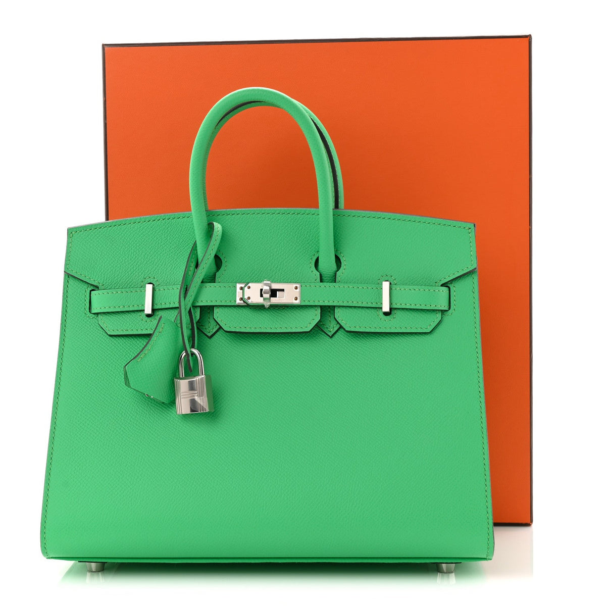 Epsom Birkin Sellier 25 Vert Comics product image 11, provided for visual reference and product detail review