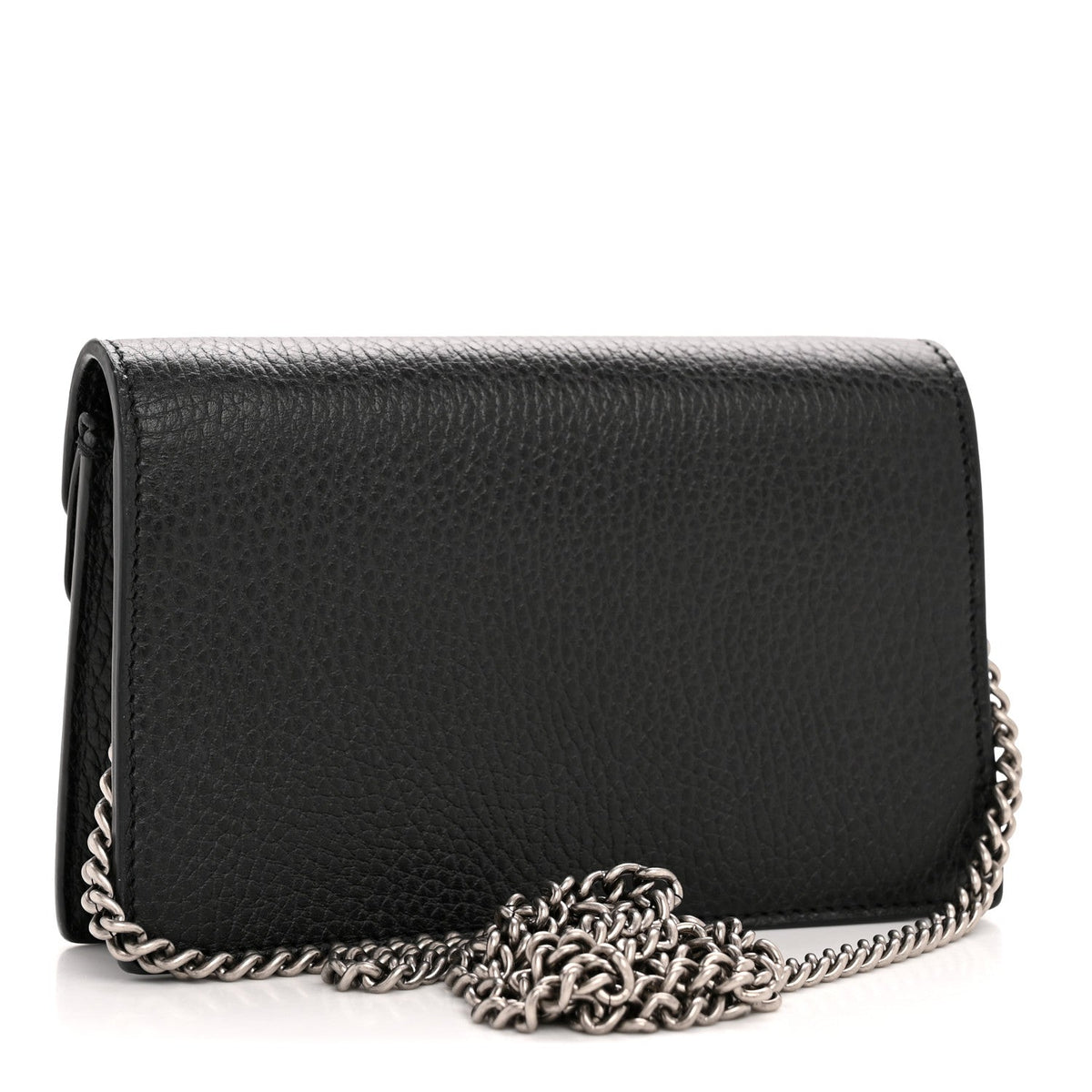 Calfskin Super Mini Dionysus Shoulder Bag Black product image 3, provided for visual reference and product detail review