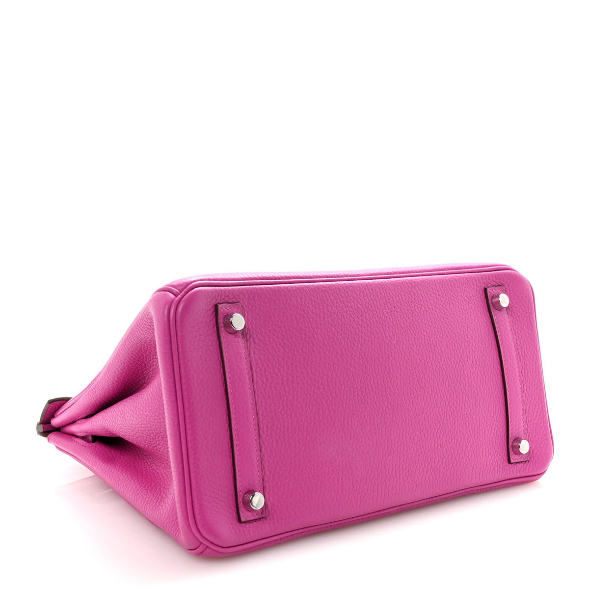Taurillon Clemence Birkin 30 Magnolia product image 4, provided for visual reference and product detail review