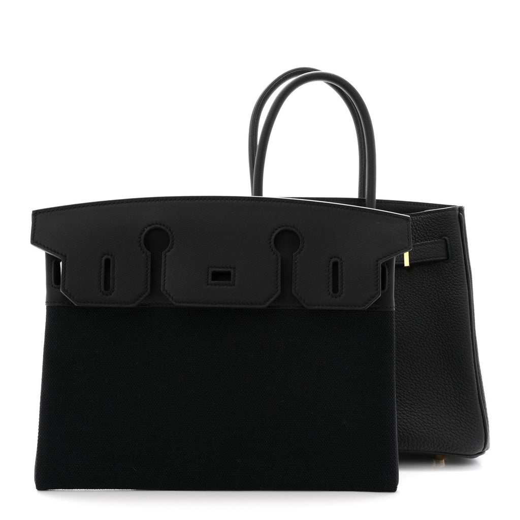 Togo Swift Canvas 3 in 1 Birkin 30 Black product image 3, provided for visual reference and product detail review