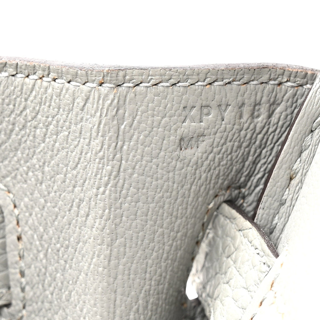 Togo BIRKIN 30 Gris Mouette product image 7, provided for visual reference and product detail review