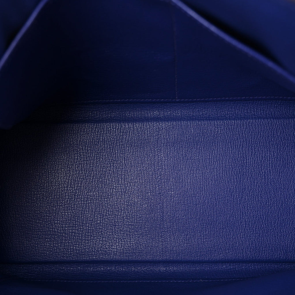 Taurillon Clemence Kelly Retourne 32 Bleu Electrique product image 5, provided for visual reference and product detail review