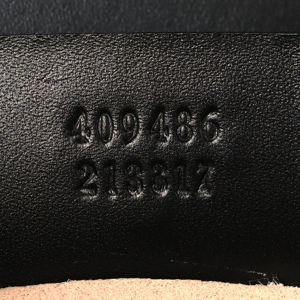 Guccissima Medium Padlock Shoulder Bag Black product image 7, provided for visual reference and product detail review