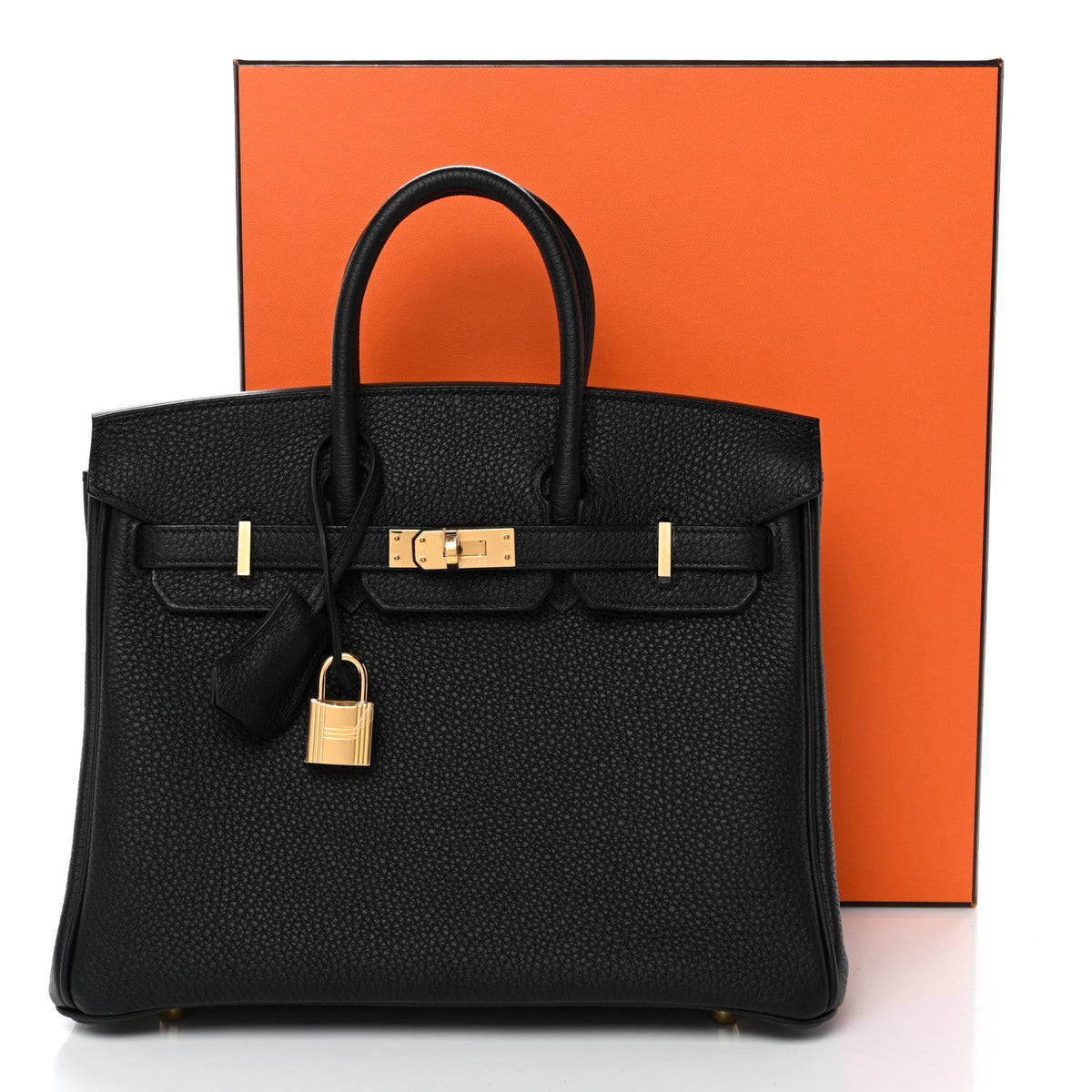 Togo Birkin 25 Black product image 20, provided for visual reference and product detail review