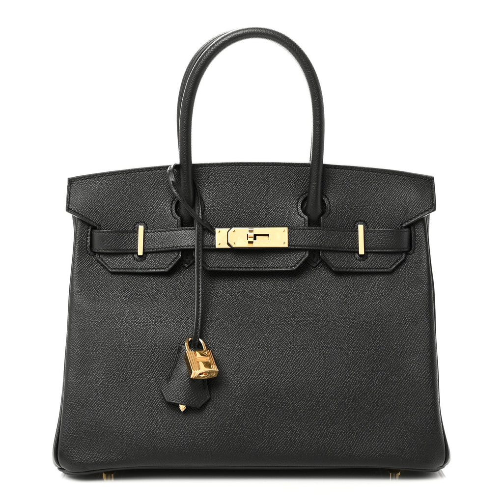 Epsom Birkin 30 Black product image 1, provided for visual reference and product detail review