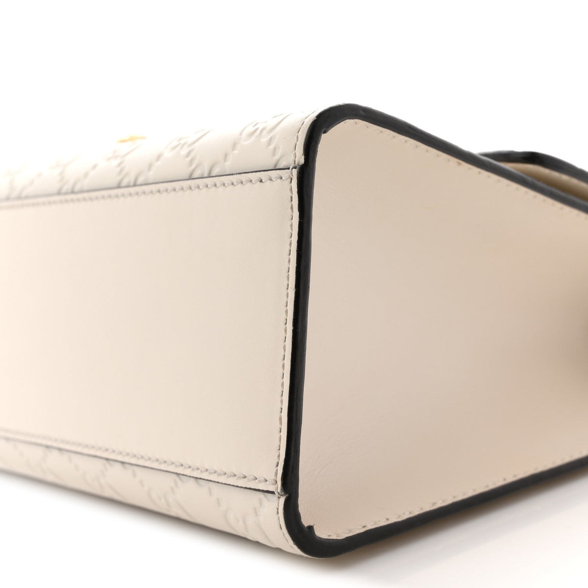 Guccissima Medium Padlock Shoulder Bag Mystic White product image 10, provided for visual reference and product detail review